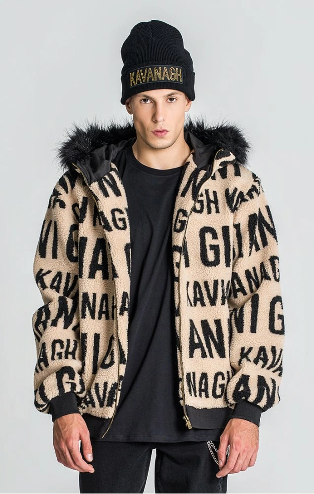 Gianni Kavanagh Pánská Béžová Bunda Beige Bronx Sherpa Jacket 1 Gianni Kavanagh Pánská Béžová Bunda Beige Bronx Sherpa Jacket