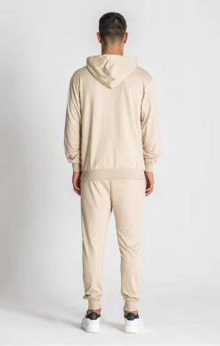 Gianni Kavanagh Pánská Béžová Mikina Essential Micro -MIKINY Prodejní prodejna gianni kavanagh panska bezova mikina essential micro 3