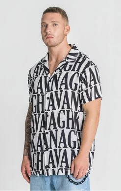 Gianni Kavanagh Pánská Bílá Košile Holi