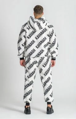 Gianni Kavanagh Pánská Bílá Mikina Bronx Sherpa -MIKINY Prodejní prodejna gianni kavanagh panska bila mikina bronx sherpa 4