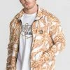 Gianni Kavanagh Pánská Bílo Zlatá Bunda Gold Treasure Jacket