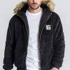 Gianni Kavanagh Pánská Černá Bunda Bronx Sherpa Jacket