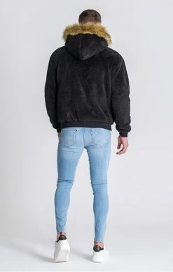 Gianni Kavanagh Pánská Černá Bunda Bronx Sherpa Jacket -MIKINY Prodejní prodejna gianni kavanagh panska cerna bunda bronx sherpa jacket 3