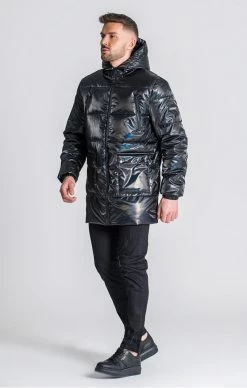 Gianni Kavanagh Pánská Černá Bunda Iceland Puffer Coat -MIKINY Prodejní prodejna gianni kavanagh panska cerna bunda iceland puffer coat 2