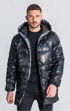 Gianni Kavanagh Pánská Černá Bunda Iceland Puffer Coat