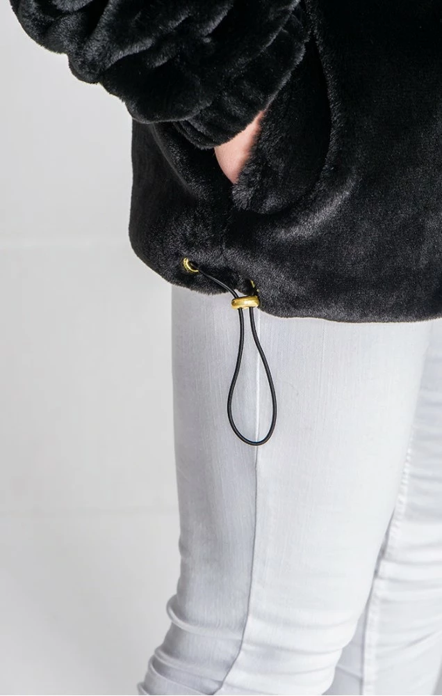 Gianni Kavanagh Pánská Černá Bunda Signature Sherpa Jacket 5 Gianni Kavanagh Pánská Černá Bunda Signature Sherpa Jacket – Bild 5