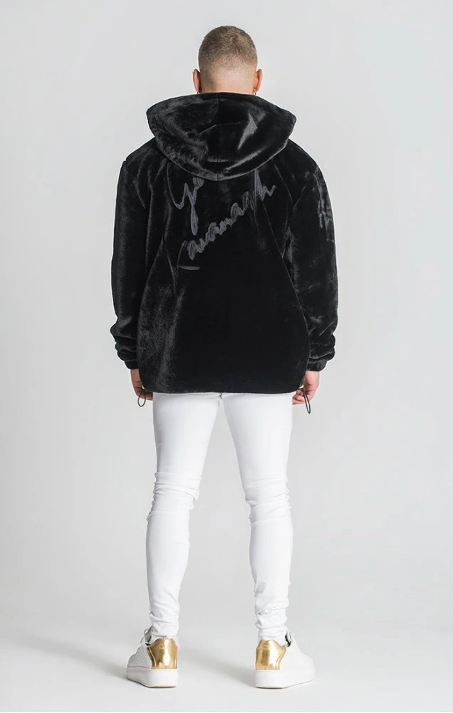 Gianni Kavanagh Pánská Černá Bunda Signature Sherpa Jacket 6 Gianni Kavanagh Pánská Černá Bunda Signature Sherpa Jacket – Bild 6