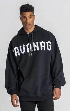 Gianni Kavanagh Pánská Černá Mikina Liberation Oversized