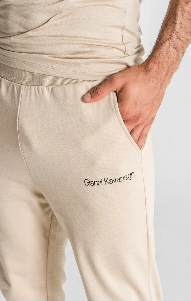 Gianni Kavanagh Pánské Béžové Tepláy Essential Micro 2 Gianni Kavanagh Pánské Béžové Tepláy Essential Micro – Bild 2