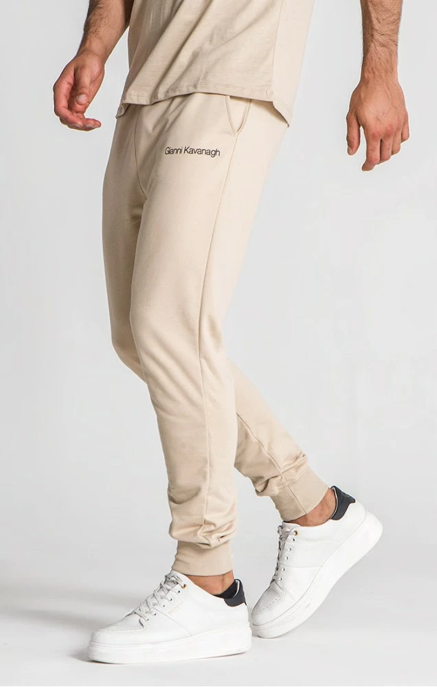 Gianni Kavanagh Pánské Béžové Tepláy Essential Micro 5 Gianni Kavanagh Pánské Béžové Tepláy Essential Micro – Bild 5