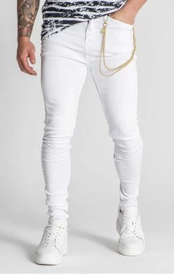 Gianni Kavanagh Pánské Bílé Jeany Disturbia