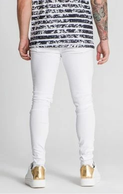 Gianni Kavanagh Pánské Bílé Jeany Disturbia -MIKINY Prodejní prodejna gianni kavanagh panske bile jeany disturbia 3