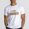 Gianni Kavanagh Pánské Bílé Tričko Brividi