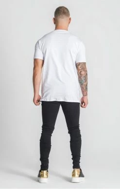 Gianni Kavanagh Pánské Bílé Tričko Error -MIKINY Prodejní prodejna gianni kavanagh panske bile tricko error 2