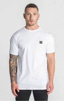 Gianni Kavanagh Pánské Bílé Tričko Error