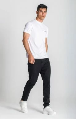 Gianni Kavanagh Pískéví Bílé Tričko -MIKINY Prodejní prodejna gianni kavanagh panske bile tricko essential micro slim 2