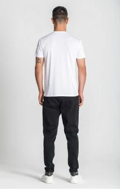 Gianni Kavanagh Pískéví Bílé Tričko -MIKINY Prodejní prodejna gianni kavanagh panske bile tricko essential micro slim 3