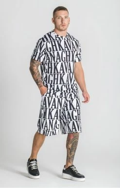 Gianni Kavanagh Pánské Bílé Tričko Holi -MIKINY Prodejní prodejna gianni kavanagh panske bile tricko holi 1 2