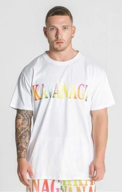 Gianni Kavanagh Pánské Bílé Tričko Holi KAVANAGH