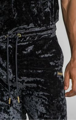 Gianni Kavanagh Pánské Černé Semišové Tepláky Brividi -MIKINY Prodejní prodejna gianni kavanagh panske cerne semisove teplaky brividi 4