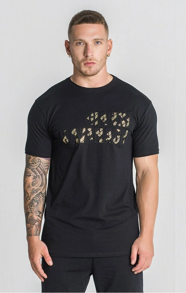 Gianni Kavanagh Pánské Černé Tričko Error GK 1 Gianni Kavanagh Pánské Černé Tričko Error GK