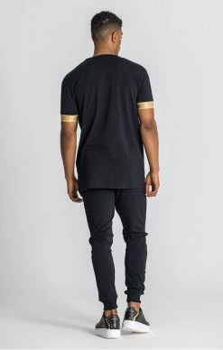 Gianni Kavanagh Pánské Černé Tričko Moonlight -MIKINY Prodejní prodejna gianni kavanagh panske cerne tricko moonlight 3