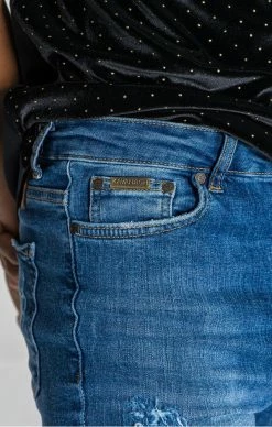 Gianni Kavanagh SvětleModré Pánské Jeany Destroyed -MIKINY Prodejní prodejna gianni kavanagh panske modre jeany dark blue moonlight skinny 9