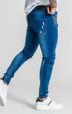 Gianni Kavanagh Pánské Modré Skinny Jeany Astral -MIKINY Prodejní prodejna gianni kavanagh panske modre skinny jeany astral 1 5