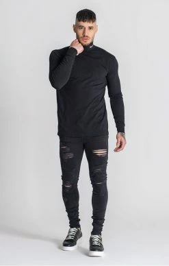 Gianni Kavanagh Pánský Černý Rolák Essence Turtleneck -MIKINY Prodejní prodejna gianni kavanagh pansky cerny rolak essence turtleneck 2