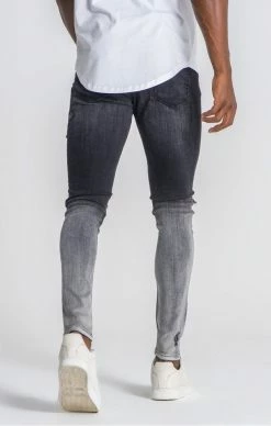 Gianni Kavanagh Černé Jeany S Růží -MIKINY Prodejní prodejna gianni kavanagh roses bloom jeans 3