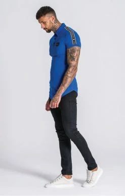 Gianni Kavanagh Royal Blue Polo With Gk Gold Lurex Ribbon 6 Gianni Kavanagh Royal Blue Polo With Gk Gold Lurex Ribbon -MIKINY Prodejní prodejna gianni kavanagh royal blue polo with gk gold lurex ribbon 2