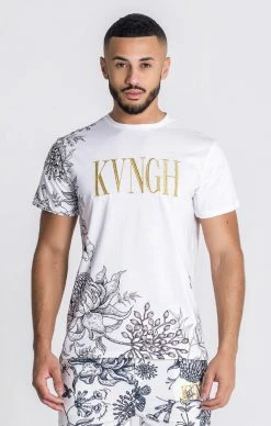 Gianni Kavanagh Bílé Pánské Triko