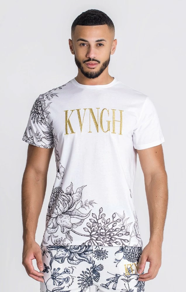 Gianni Kavanagh Bílé Pánské Triko 1 Gianni Kavanagh Bílé Pánské Triko