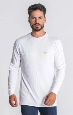 Gianni Kavanagh Bílé Triko S Dlouhým Rukávem 7 Gianni Kavanagh Bílé Triko S Dlouhým Rukávem -MIKINY Prodejní prodejna gianni kavanagh white core long sleeve ribbed tee 2