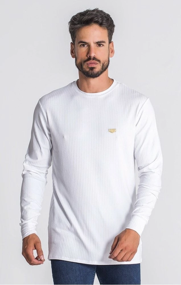 Gianni Kavanagh Bílé Triko S Dlouhým Rukávem 3 Gianni Kavanagh Bílé Triko S Dlouhým Rukávem – Bild 3