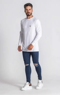 Gianni Kavanagh Bílé Triko S Dlouhým Rukávem 9 Gianni Kavanagh Bílé Triko S Dlouhým Rukávem -MIKINY Prodejní prodejna gianni kavanagh white core long sleeve ribbed tee 4