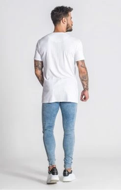 Gianni Kavanagh White Core Ribbed Tee -MIKINY Prodejní prodejna gianni kavanagh white core ribbed tee 3