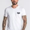 Gianni Kavanagh White Core "V" Neck Tee