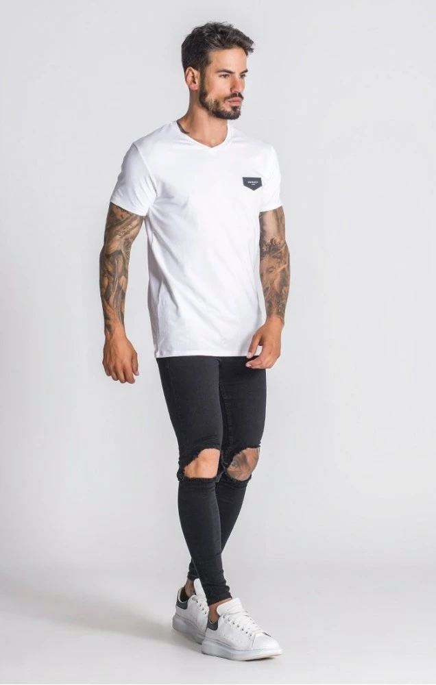 Gianni Kavanagh White Core "V" Neck Tee 3 Gianni Kavanagh White Core "V" Neck Tee – Bild 3