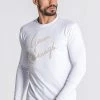 Gianni Kavanagh White Diamond Long Sleeve Tee