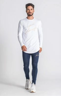 Gianni Kavanagh White Diamond Long Sleeve Tee -MIKINY Prodejní prodejna gianni kavanagh white diamond long sleeve tee 2