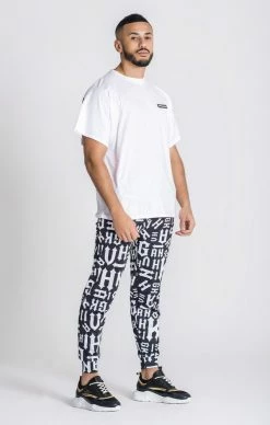 Gianni Kavanagh Pánské Bílé Triko Nápis Na Zádech -MIKINY Prodejní prodejna gianni kavanagh white disorder logo tee 3