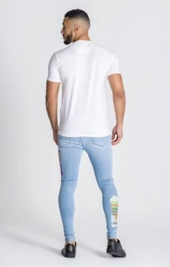 Gianni Kavanagh Pánské Bílé Triko 7 Gianni Kavanagh Pánské Bílé Triko -MIKINY Prodejní prodejna gianni kavanagh white futura puff logo tee 3