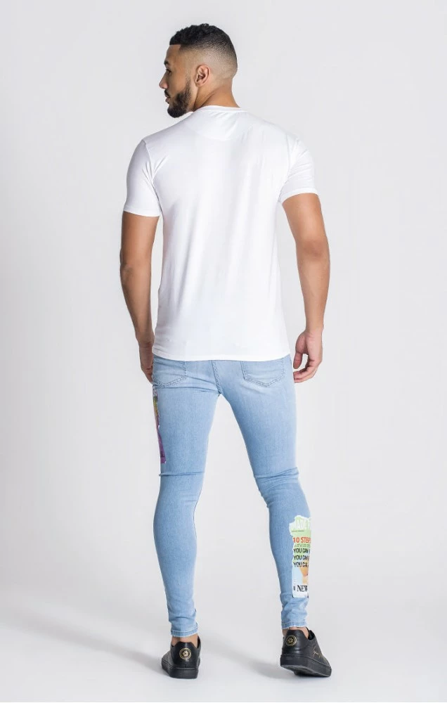 Gianni Kavanagh Pánské Bílé Triko 4 Gianni Kavanagh Pánské Bílé Triko – Bild 4