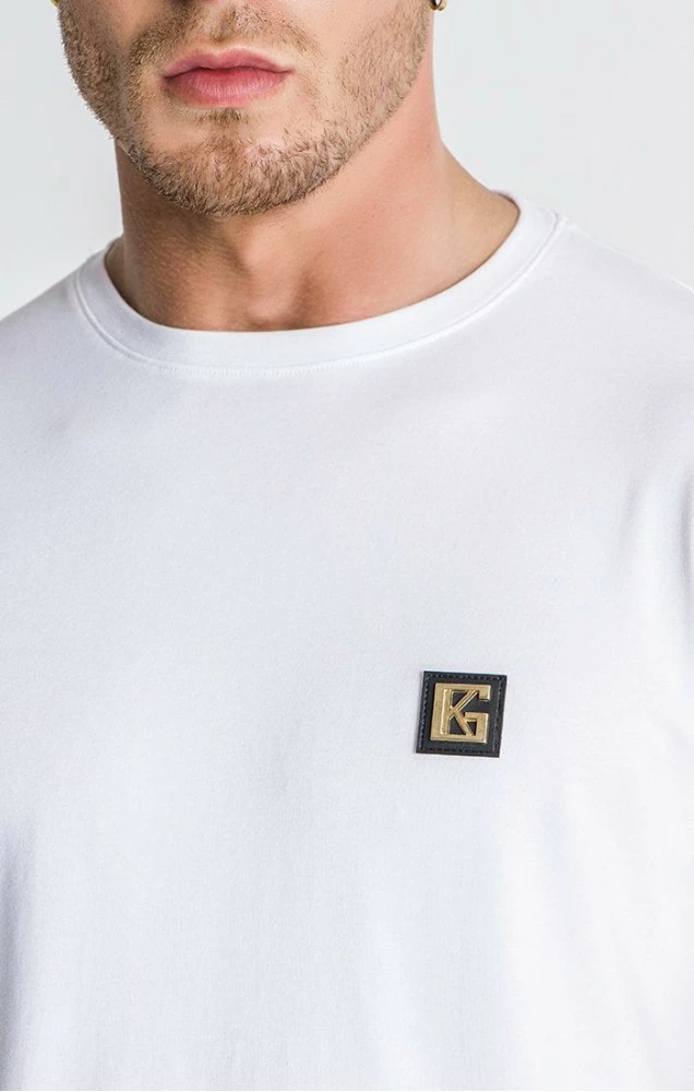 Gianni Kavanagh Pánské Bílé Triko 2 Gianni Kavanagh Pánské Bílé Triko – Bild 2