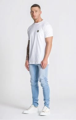 Gianni Kavanagh Pánské Bílé Triko 6 Gianni Kavanagh Pánské Bílé Triko -MIKINY Prodejní prodejna gianni kavanagh white gk iron tee 2