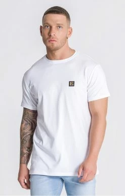 Gianni Kavanagh Pánské Bílé Triko