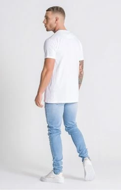 Gianni Kavanagh Pánské Bílé Triko 7 Gianni Kavanagh Pánské Bílé Triko -MIKINY Prodejní prodejna gianni kavanagh white gk iron tee 3