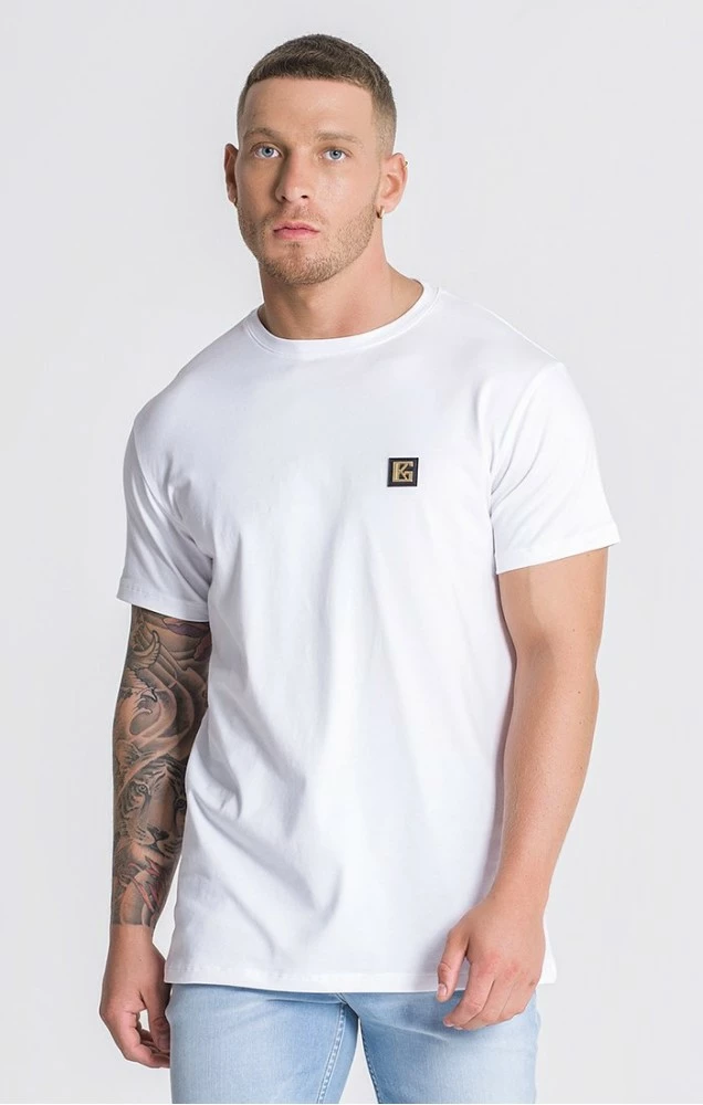 Gianni Kavanagh Pánské Bílé Triko 1 Gianni Kavanagh Pánské Bílé Triko