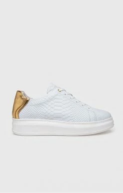 Gianni Kavanagh White Gold Upscale Sneakers -MIKINY Prodejní prodejna gianni kavanagh white gold upscale sneakers 4